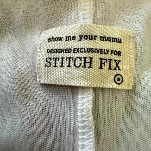 Show me your Mumu for Stitch Fix Floral Shift Trapeze Mini Dress Flowy Women’s S - Picture 5 of 6